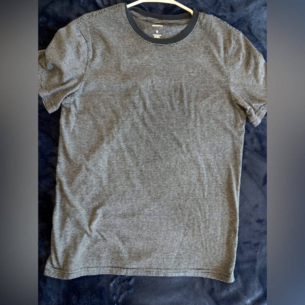 Sonoma blue and White Striped Short Sleeve Tee